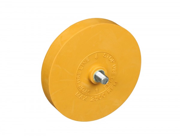 MP Folienradierer-Set yellow 88 mm [2 Discs + 1 Adapter] - Premium La